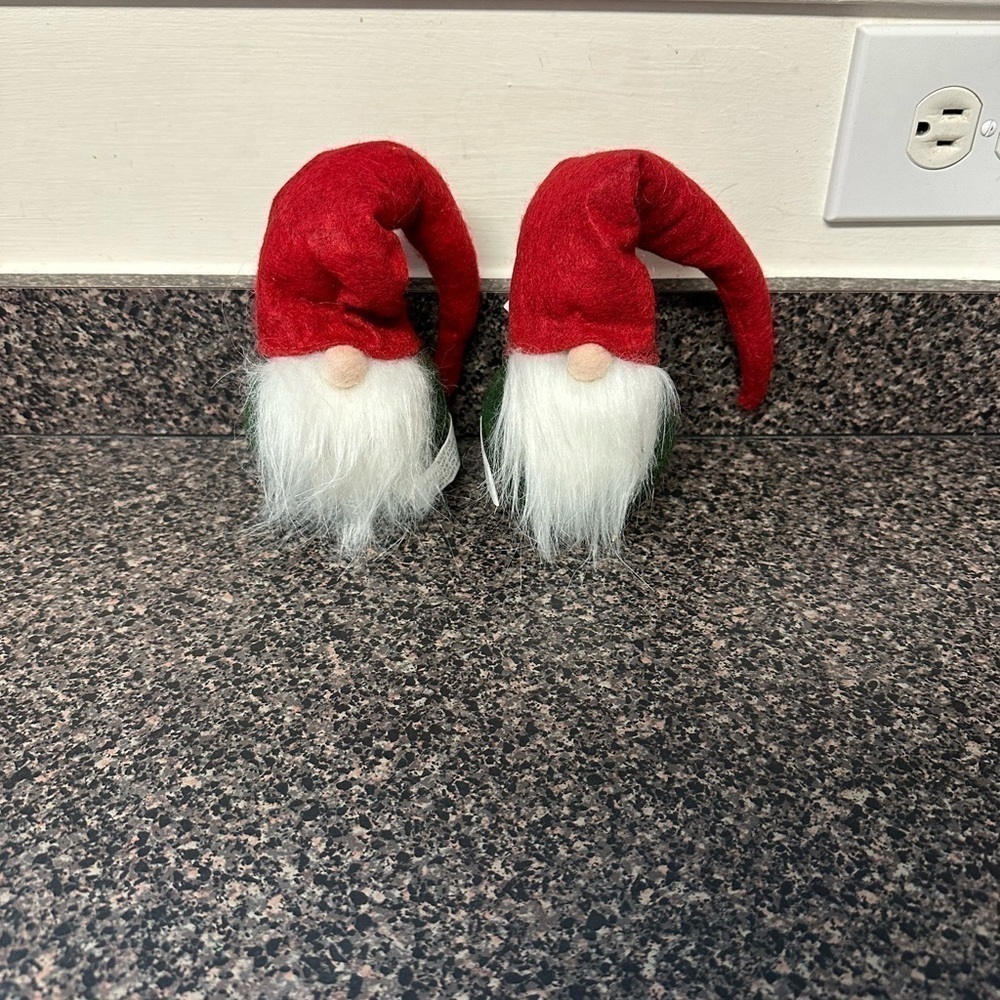 Christmas Red Mini Fabric Gnomes 2